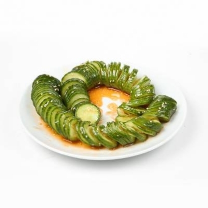 Picture of Cucumber with spicy sauce