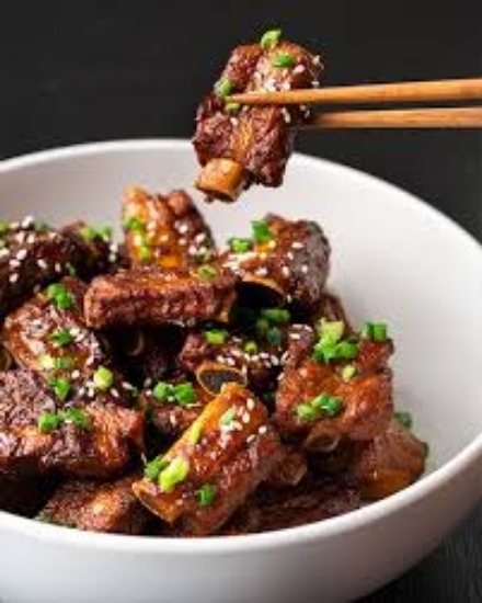 Picture of Roasted pork ribs in soy sauce
