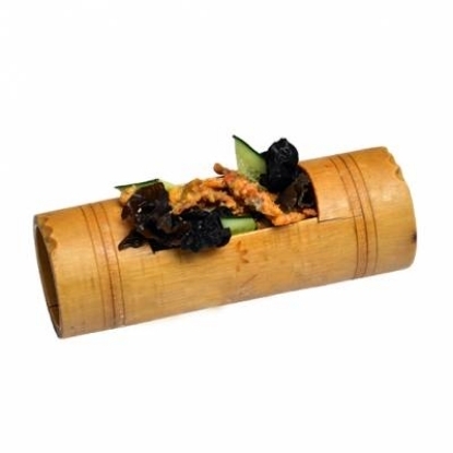 Picture of Pork with tree black mushrooms in bamboo(half portion)