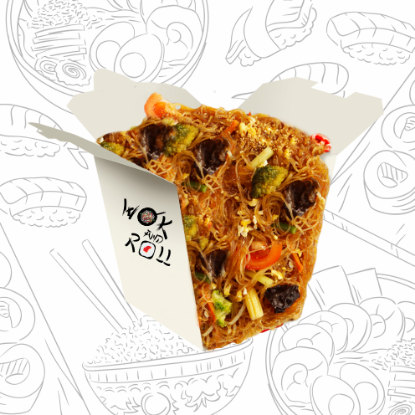 Picture of Fried Funchosa with chicken and vegetables