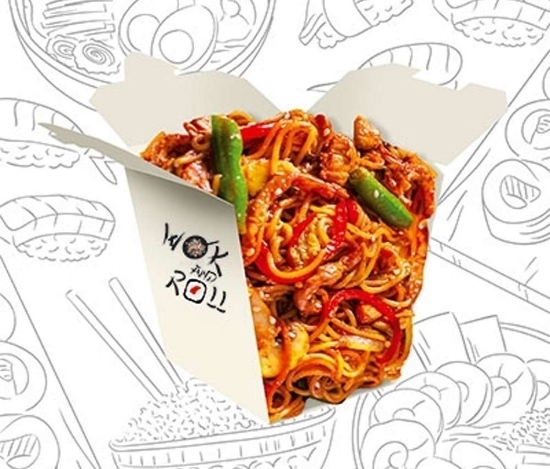 Picture of Noodles Somen with pork in oyster sauce