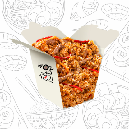Picture of Rice with veal in soy sauce