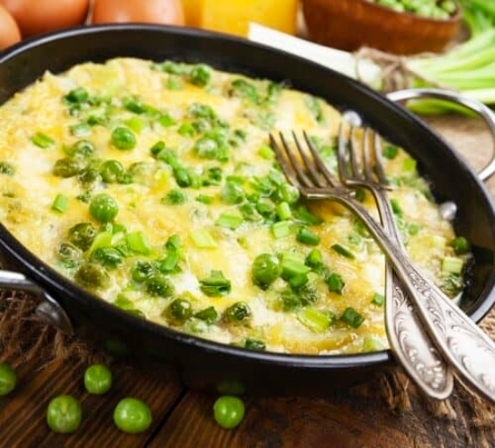 Picture of Omelette with green pea