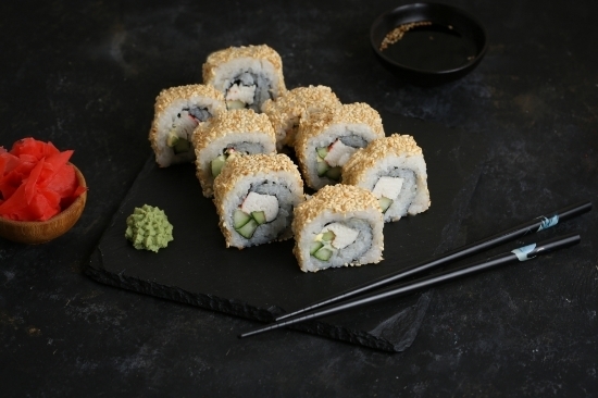Picture of California roll  with crab