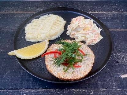 Picture of Lunch with trout cutlet