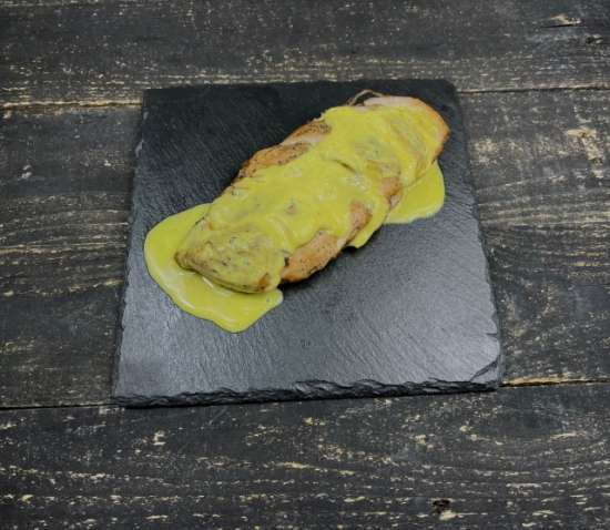 Picture of Chicken steak with curry sauce