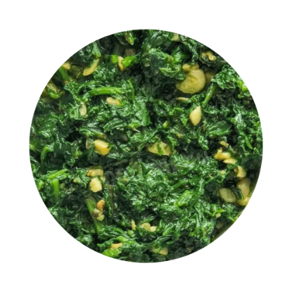 Picture of Spinach with egg