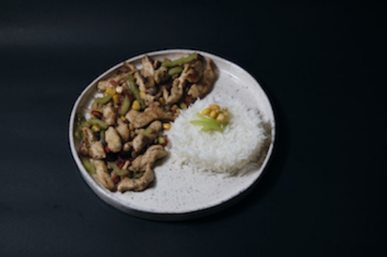 Picture of Chicken fajita with rice