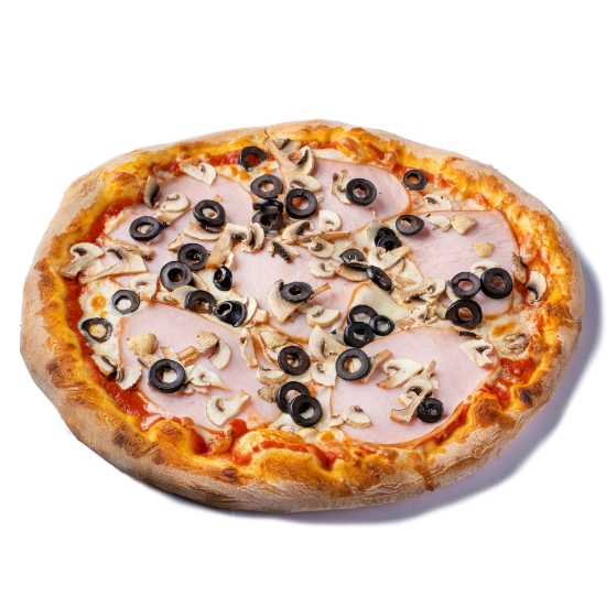 Picture of Pizza with ham and mushrooms 20sm