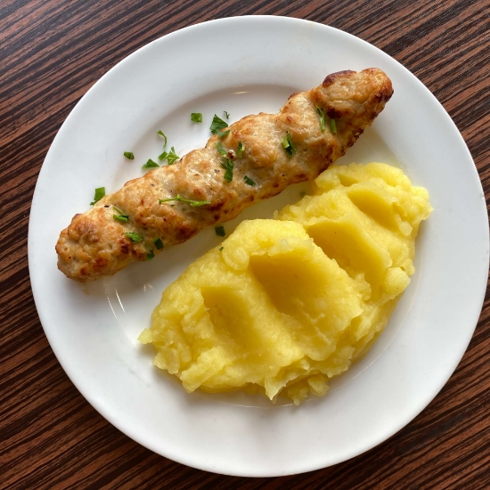 Picture of Chicken Kebab with mashed potato