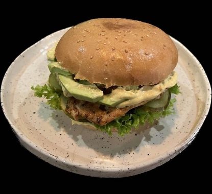 Picture of Grilled Chicken Burger with Avocado