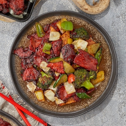 Picture of Veal with vegetables (half portion)