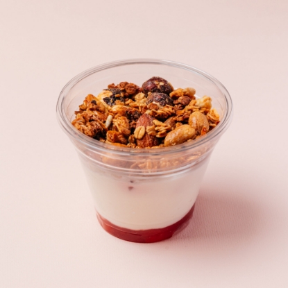 Picture of Yougurt With Strawberry Jam and Granola
