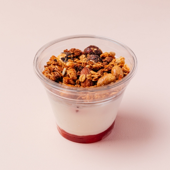 Picture of Yougurt With Strawberry Jam and Granola