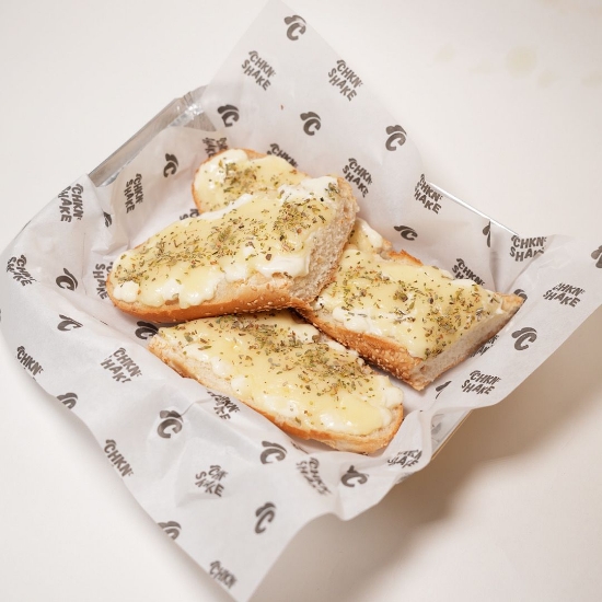 Picture of garlic bread with cheese