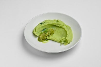 Picture of Mashed Potatoes with Avocado and Spinach lent