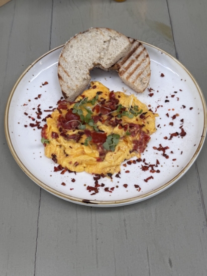 Picture of Breakfast with dried tomatoes