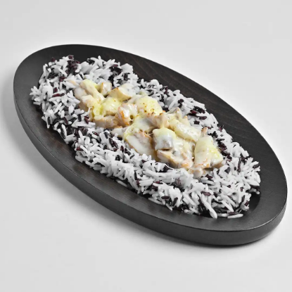 Picture of Julienne with Black and White Rice