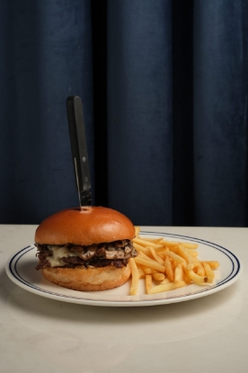 Picture of Swiss Mushroom Burger