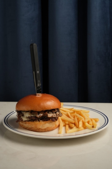Picture of Swiss Mushroom Burger
