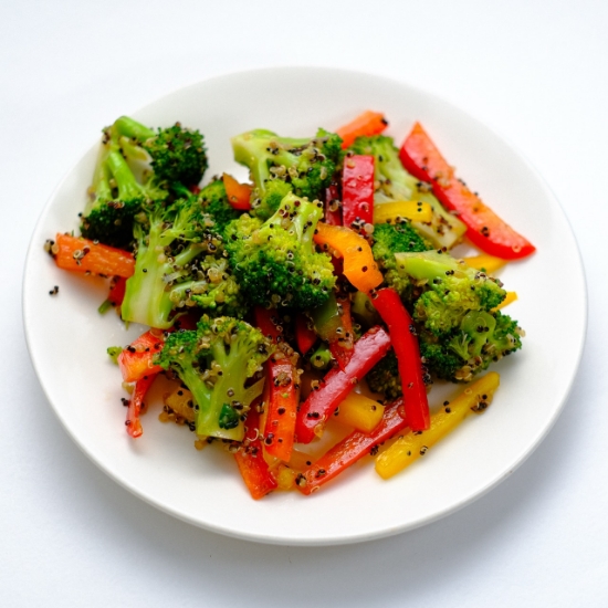 Picture of Quinoa with broccoli
