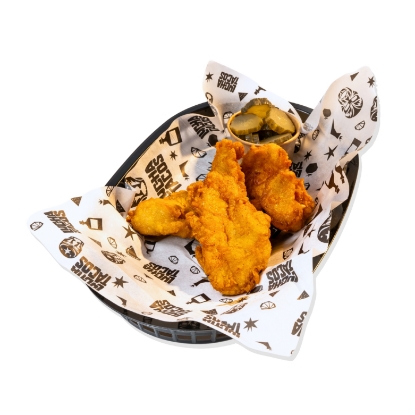 Picture of Crispy hot chicken + pickles 