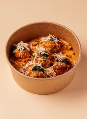 Picture of Turkey Meatballs with Sweet Potato Purée