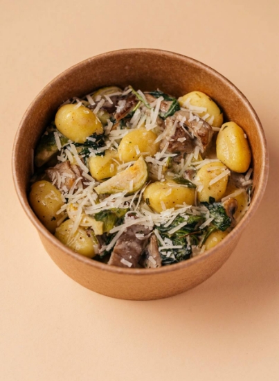 Picture of Gnocchi with Brussels Sprouts and Mushrooms