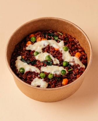 Picture of Pumpkin Red Rice Risotto with Blue Cheese