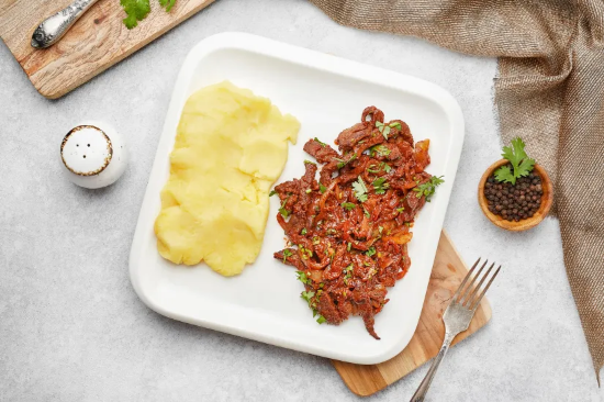 Picture of Lunch with Tjvjik and Mashed Potato