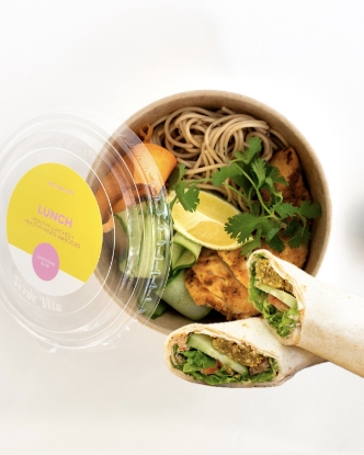 Picture of Pasta bowl+Falafel wrap