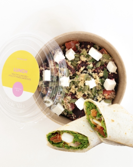 Picture of Beetroot salad+Mozzarella wrap