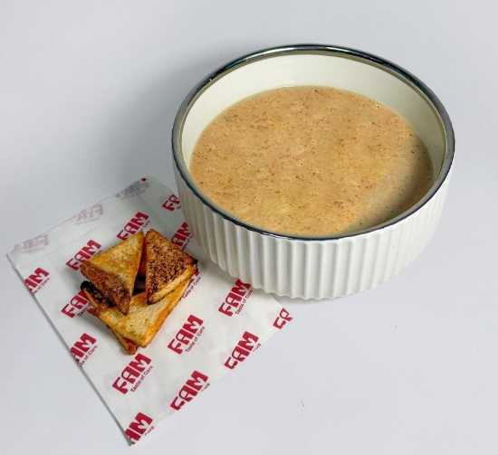 Picture of Mushroom cream soup with truffle paste