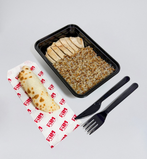 Picture of Steamed chicken breast with buckwheat