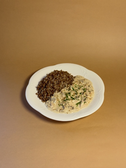 Picture of Buckwheat with Alfredo Sauce