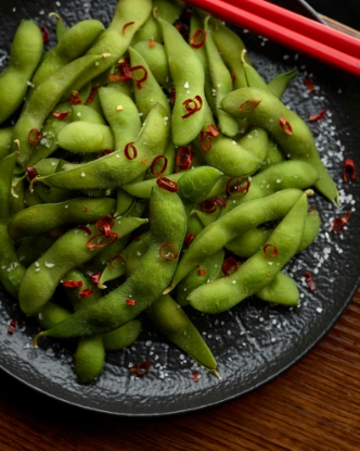 Picture of  Edamame with sea salt and chili