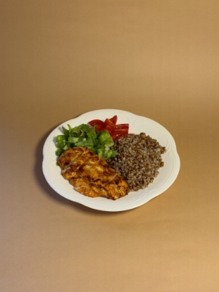 Picture of Chicken Breast with Buckwheat and Salad