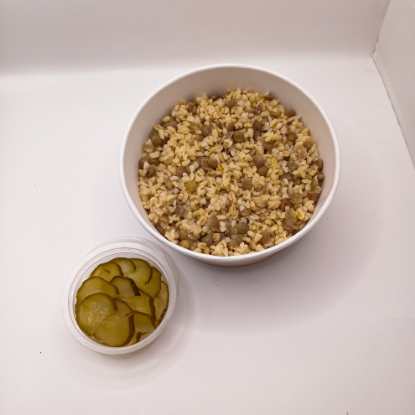 Picture of lentil and bulgur pilaf