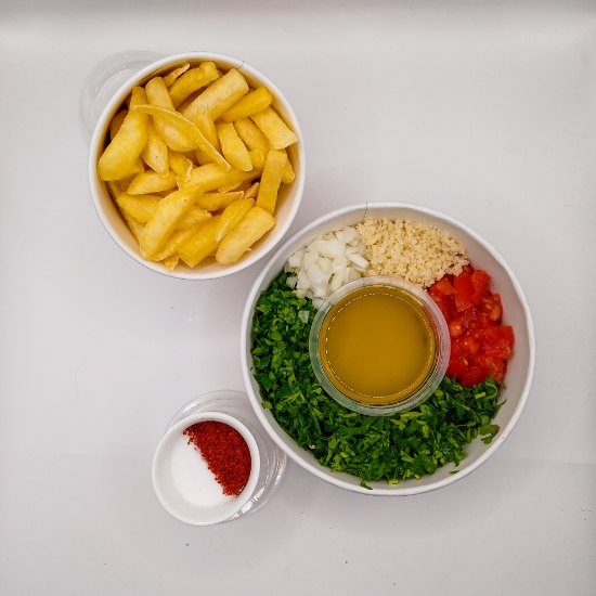 Picture of Tabbouleh with fries