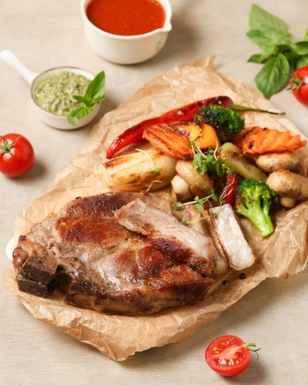 Picture of Stake with grilled vegetables 