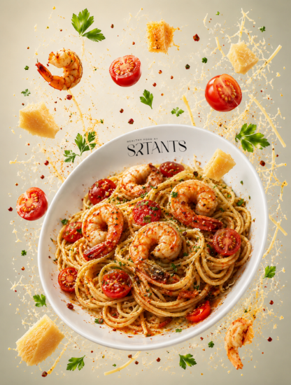 Picture of Pasta Arrabbiata with shrimp
