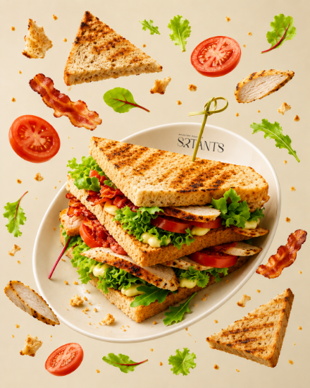 Healthy club sandwich -ի նկարը