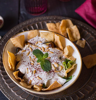 Picture of Fatteh eggplant