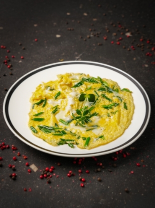Picture of Omlette with spring onions