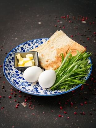 Picture of Boiled eggs with tarragon 