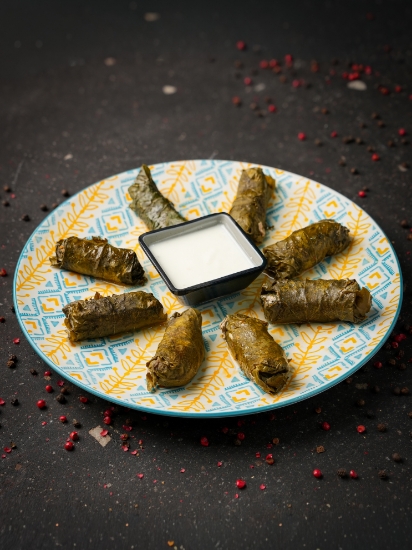 Picture of Tolma with grape leaves (half portion)