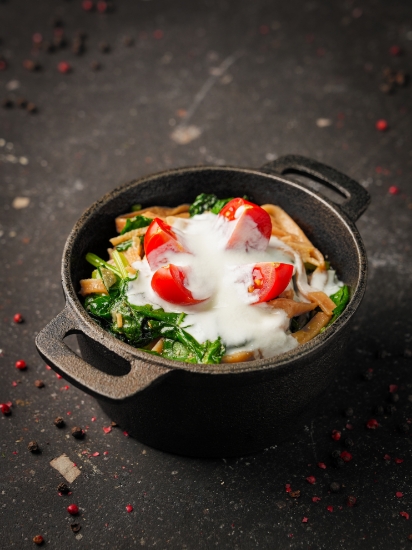 Picture of Arishta with beet leaves