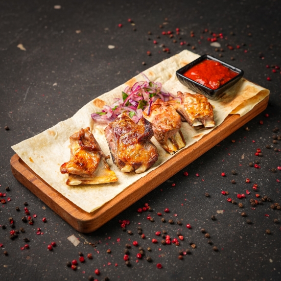 Picture of Lamb ribs barbecue 