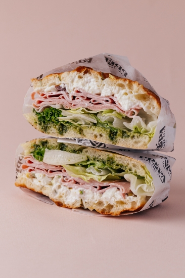 Picture of Mortadella pistachio focaccia
